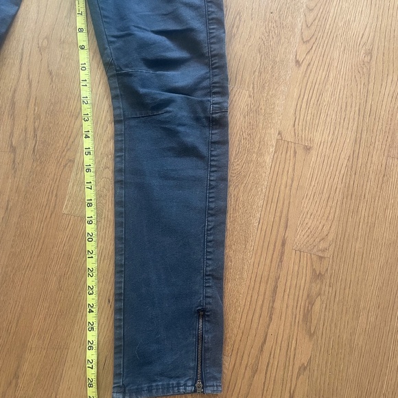 G-Star Raw 3301 Black Denim skinny jeans. Zipper detail. - Picture 6 of 7